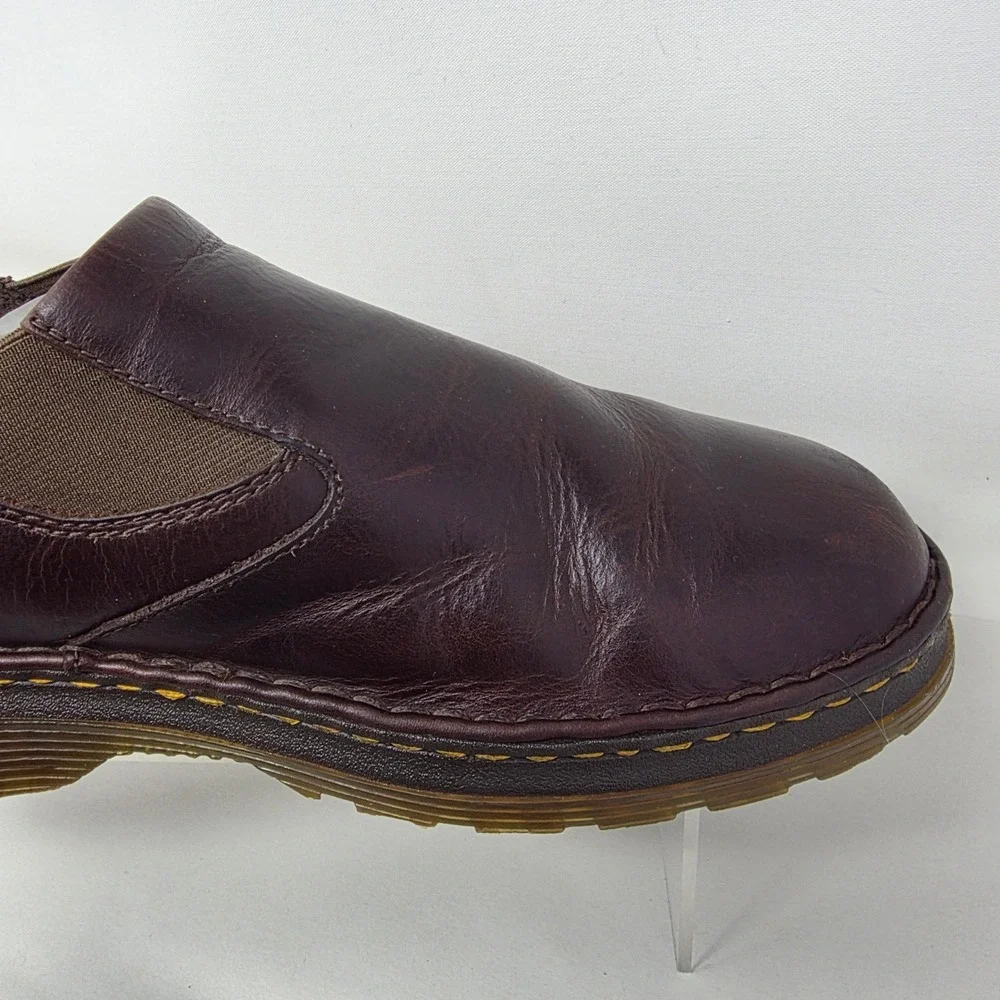 Dr. Martens Orson Mens Size 10 Slip On Loafers Brown Leather AirWair Shoes Good